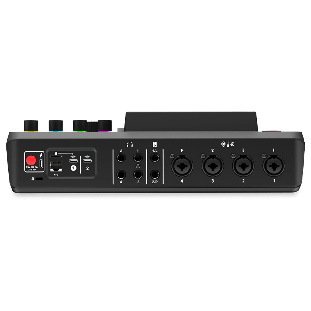 RODE Rodecaster Pro II Production Bundle with NTH-100 Headphones