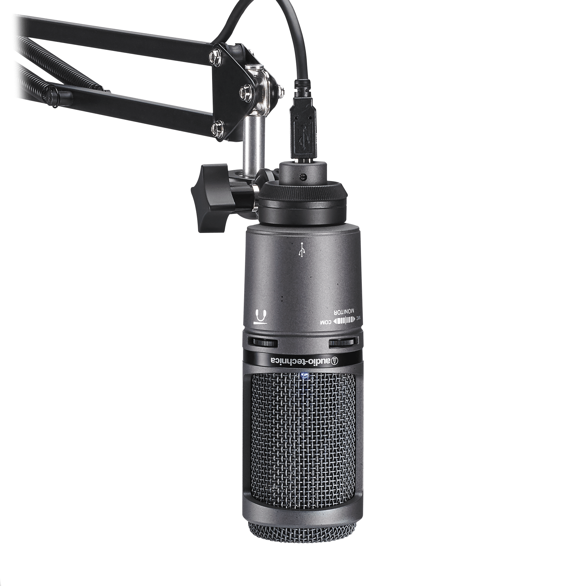 Audio-Technica AT2020USB+PK Podcasting USB Microphone Bundle - New