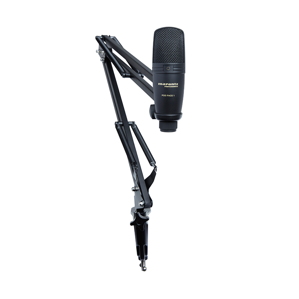 Marantz USB Podcast Microphone Package W/ Boom Stand