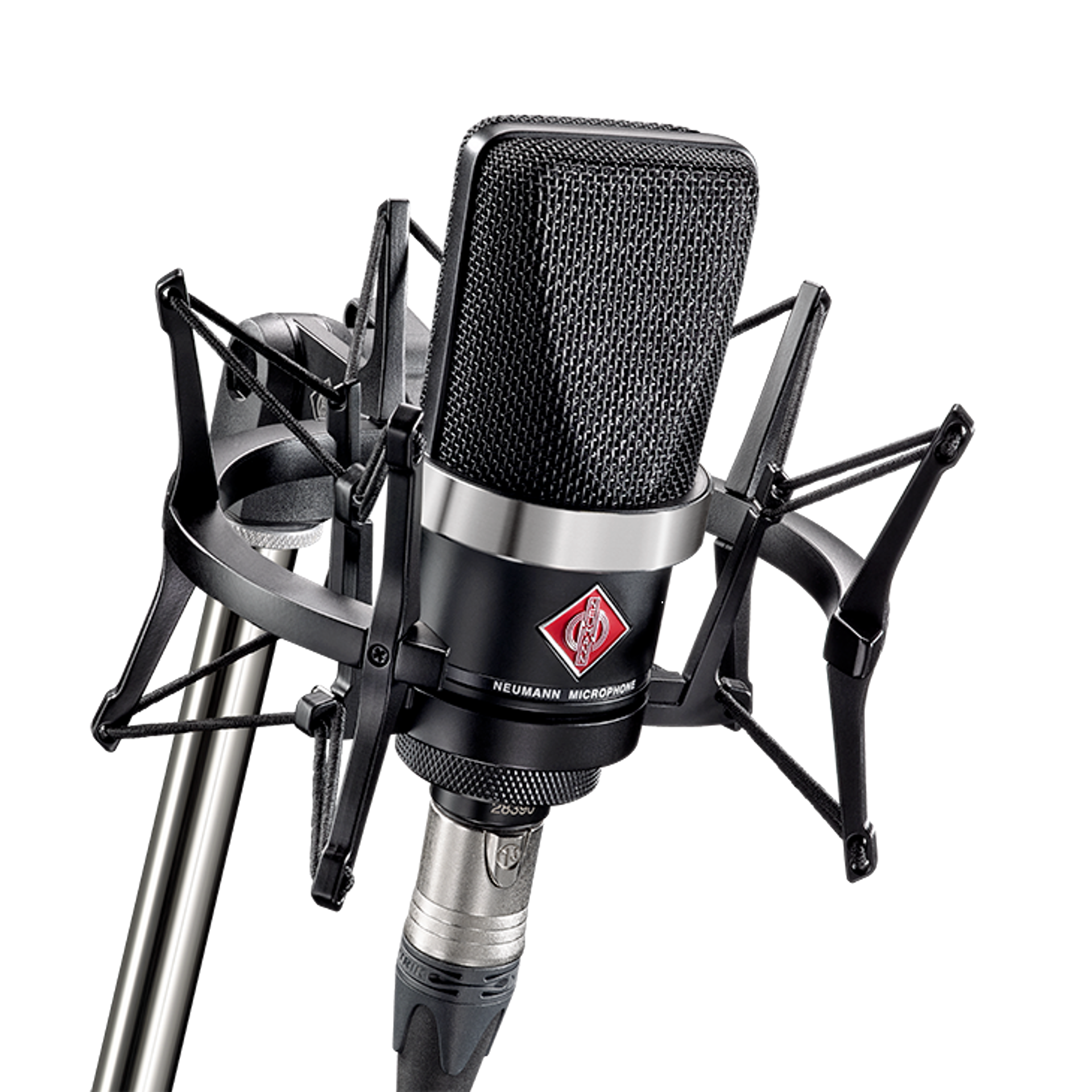 Neumann TLM 102 Studio Set Cardioid Condenser Microphone With EA 4 Shock Mount - Black