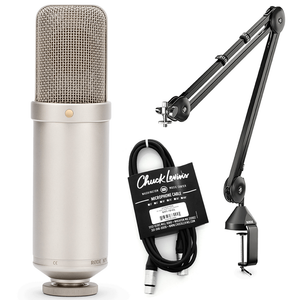RODE NTK Podcast Microphone Bundle with PSA1 Mic Boom and 10-Foot XLR Cable