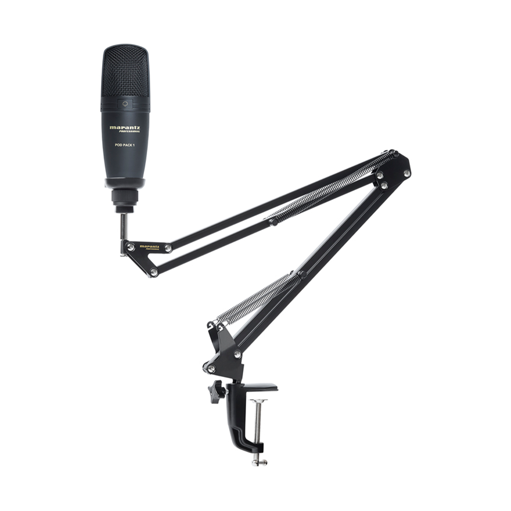 Marantz USB Podcast Microphone Package W/ Boom Stand