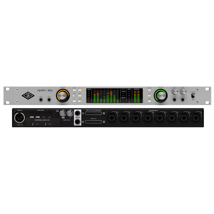 Universal Audio Apollo x8p Gen 2 Thunderbolt Audio Interface with Essentials+ Bundle