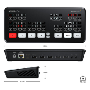 Blackmagic Design ATEM Mini Pro Live Stream Switcher - New