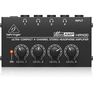 Behringer MicroAMP HA400 4 Channel Stereo Headphone Amplifier