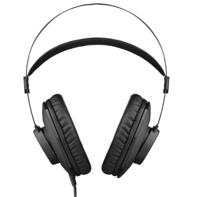AKG K72 Closed Back Studio Headphones, Black / Silver - Open Box, Mint