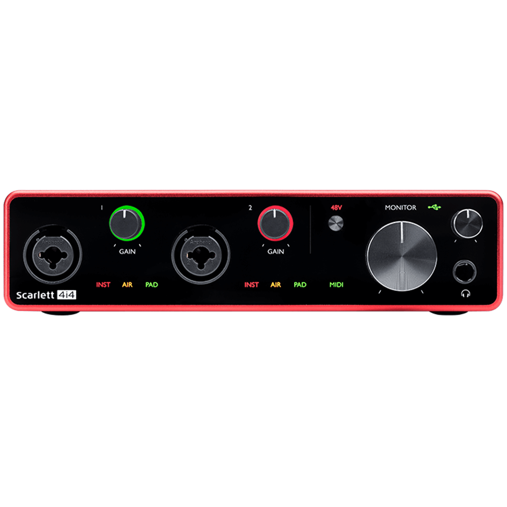 Focusrite Scarlett 4i4 Audio Interface - 3rd Gen