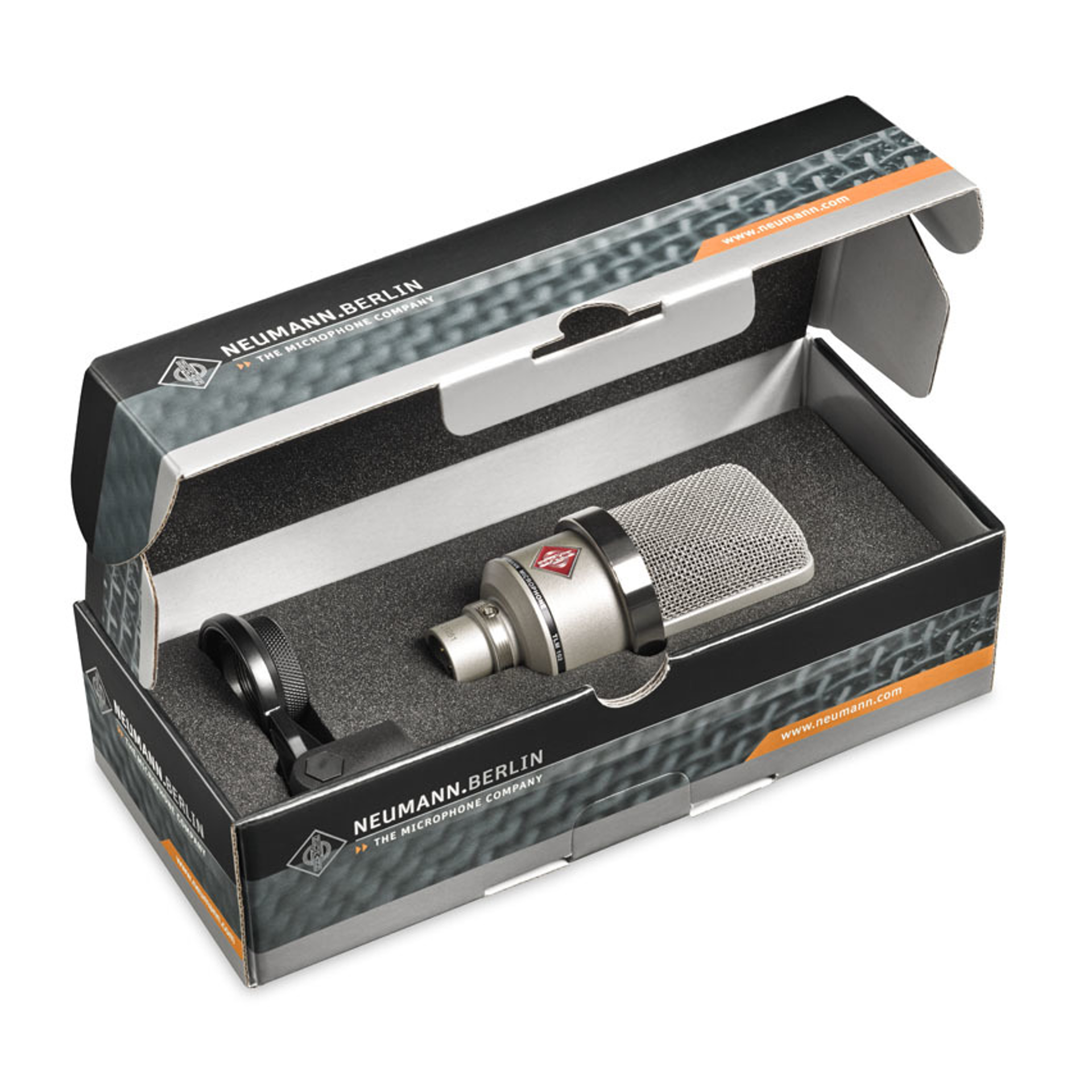 Neumann TLM 102 Cardioid Condenser Microphone W/ SG 2 Swivel Mount - N Neumann TLM 102 Cardioid Condenser Microphone W/ SG 2 Swivel Mount - N