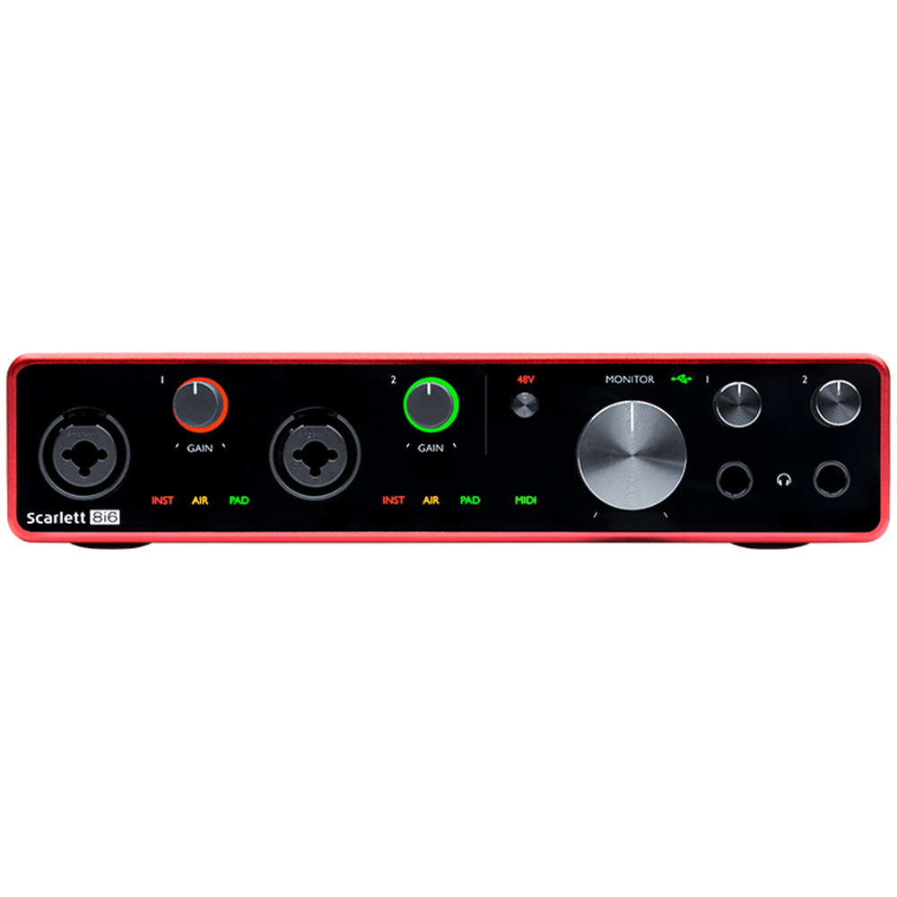 Focusrite Scarlett 2i2 Audio Interface - 3rd Gen - New