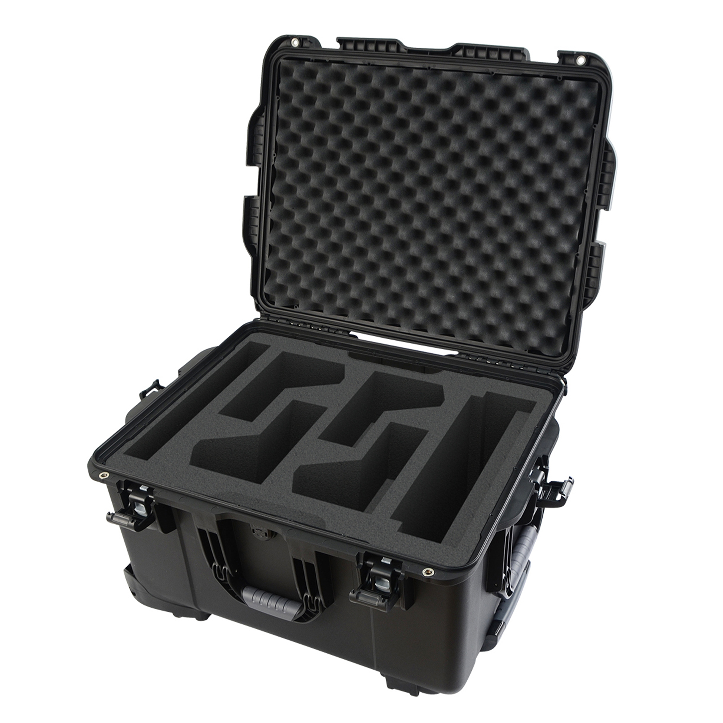 Gator Cases Titan Case For Rodecaster Pro, 4 Mics & 4 Headsets